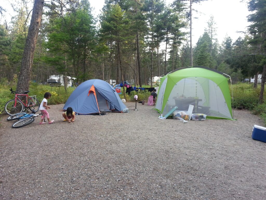 Ellison Provincial Park campsite