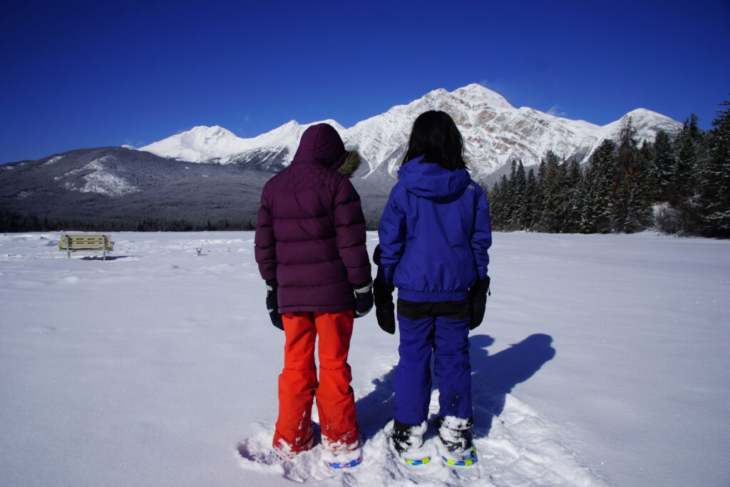 YC Youth Snowshoes in Jasper