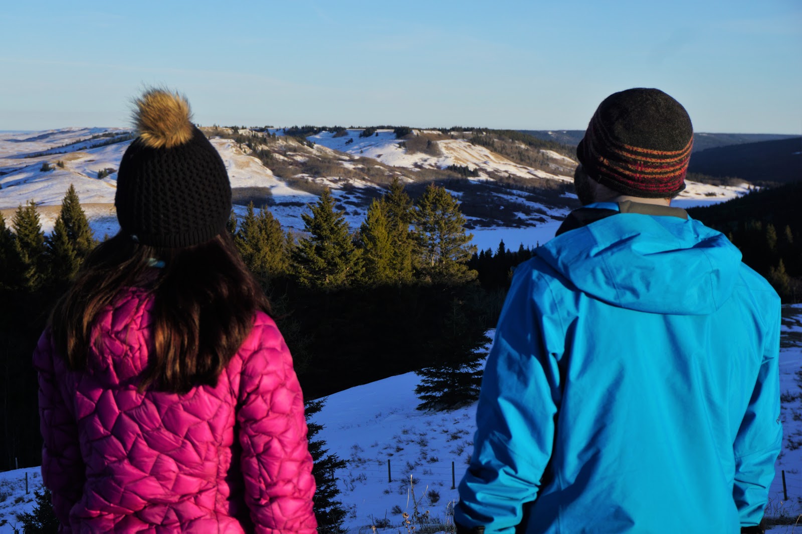 Snowshoeing at Cypress Hills Provincial Park