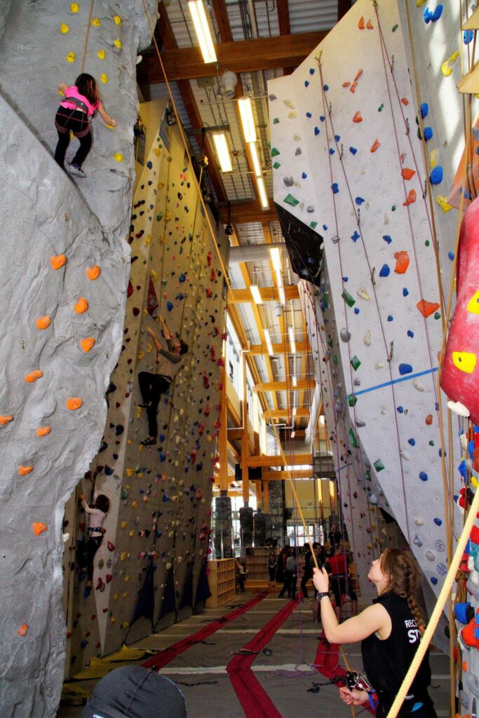 Climbing Gym at Elevation Place, Canmore
