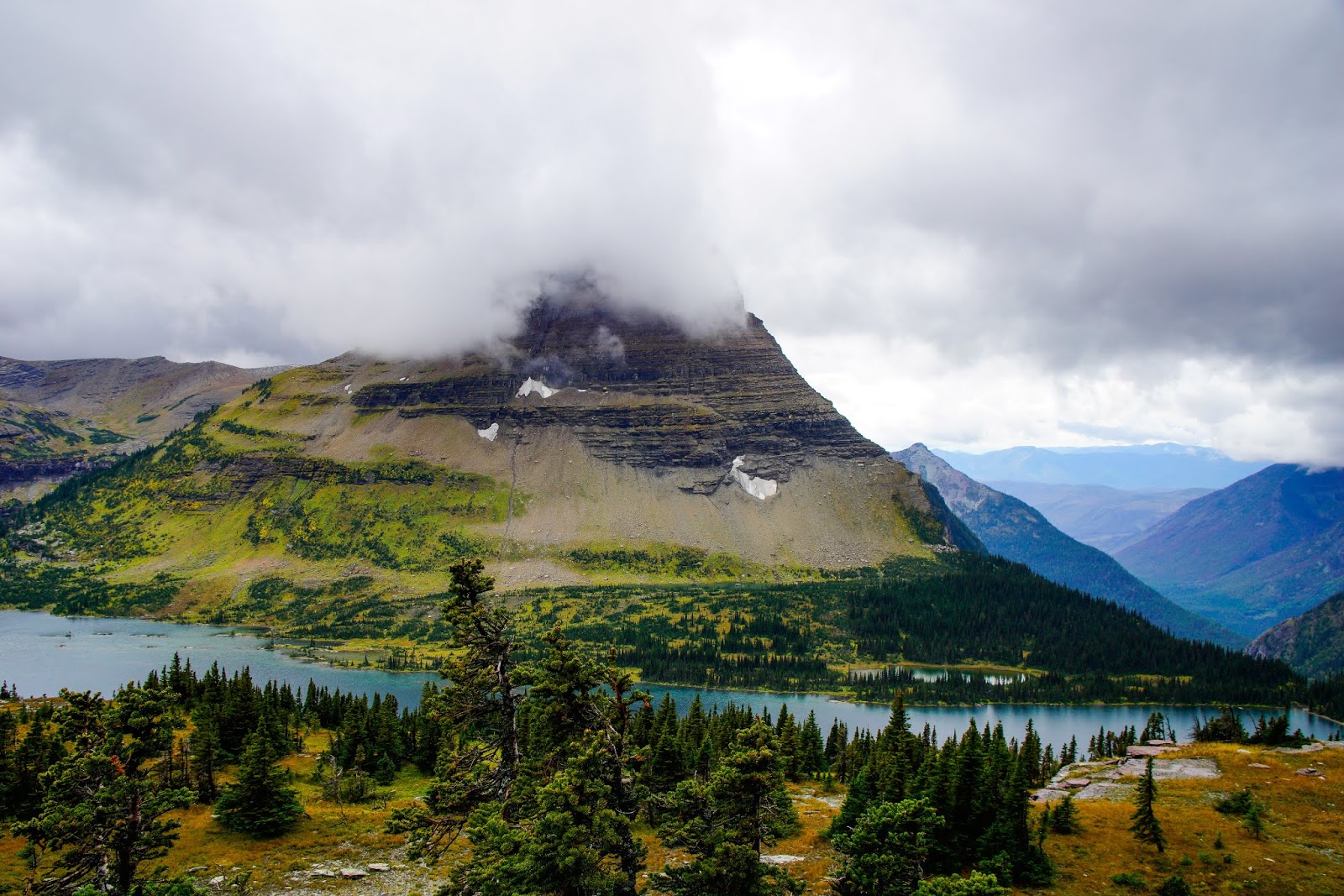 Hidden Lake and Bearhat Mountain, Glacier National Park