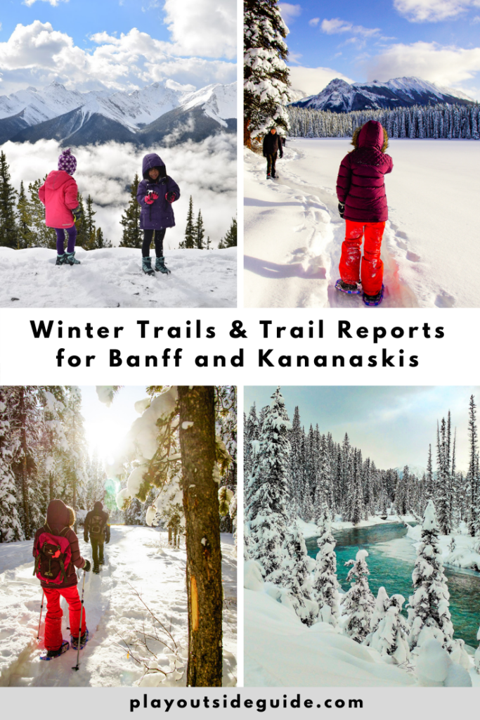 Winter trails and trail reports for Banff and Kananaskis