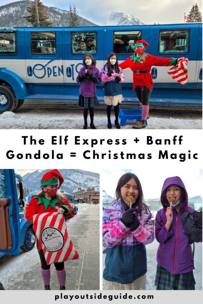 The Elf Express and Banff Gondola make Christmas magic