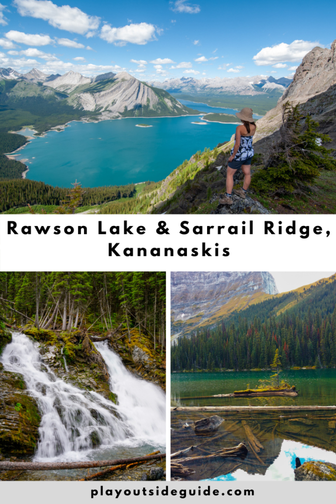Rawson Lake and Sarrail Ridge, Kananaskis Pinterest pin