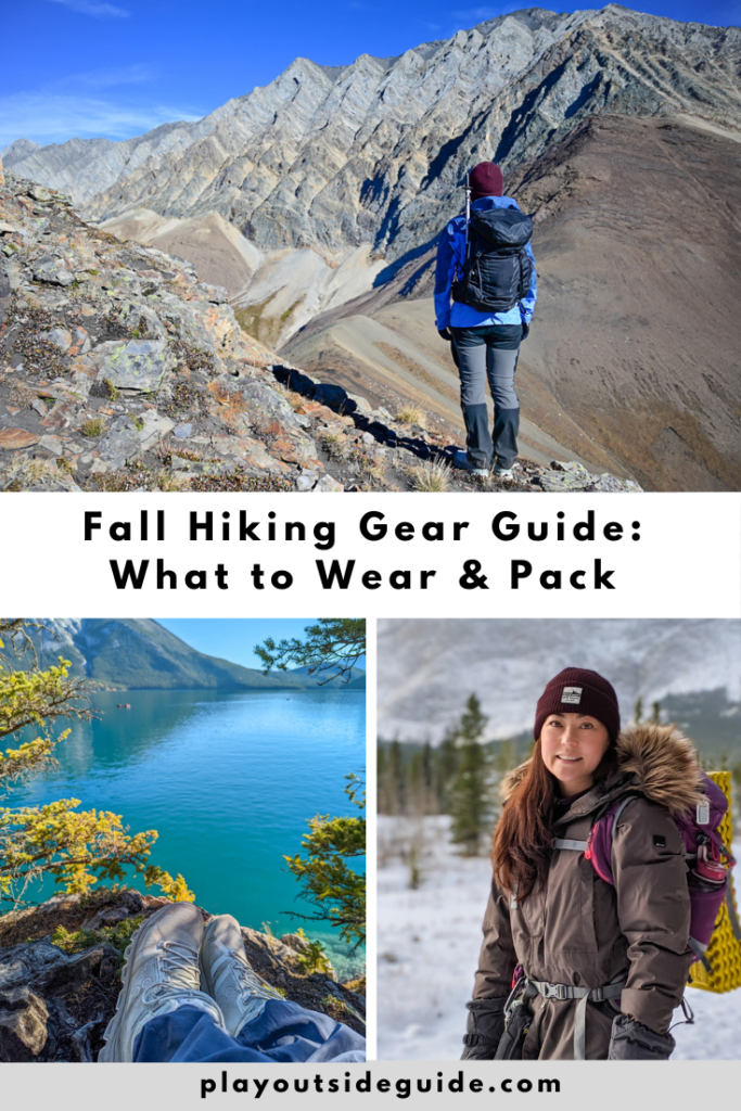Fall Hiking Gear Guide Pinterest Pin