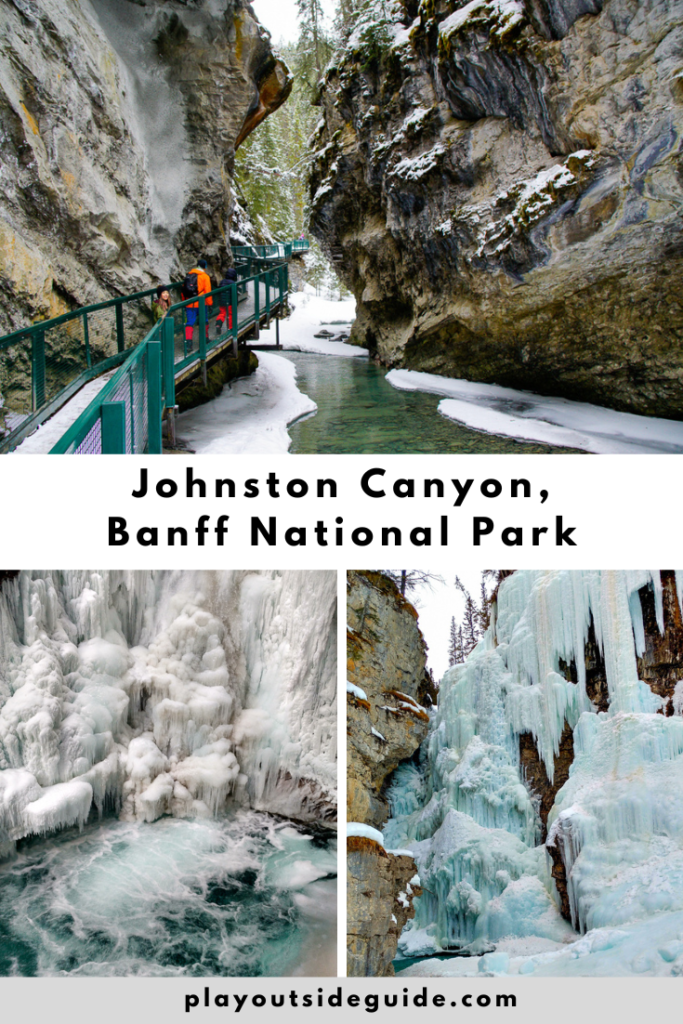 Johnston Canyon Banff Pinterest pin