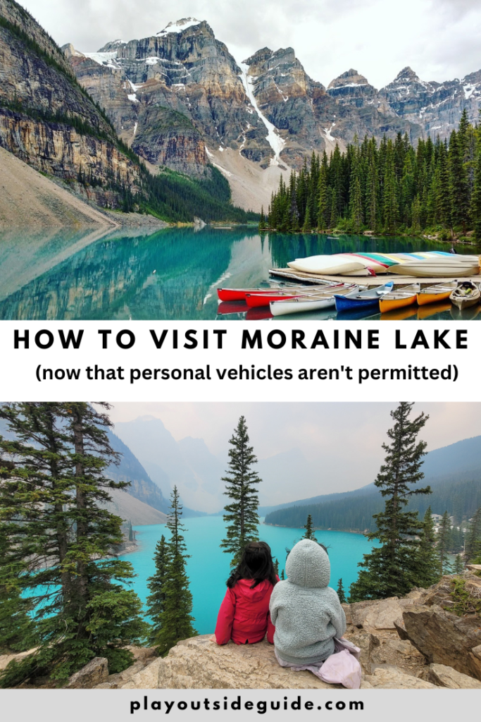 How to visit Moraine Lake in 2023 pinterest pin