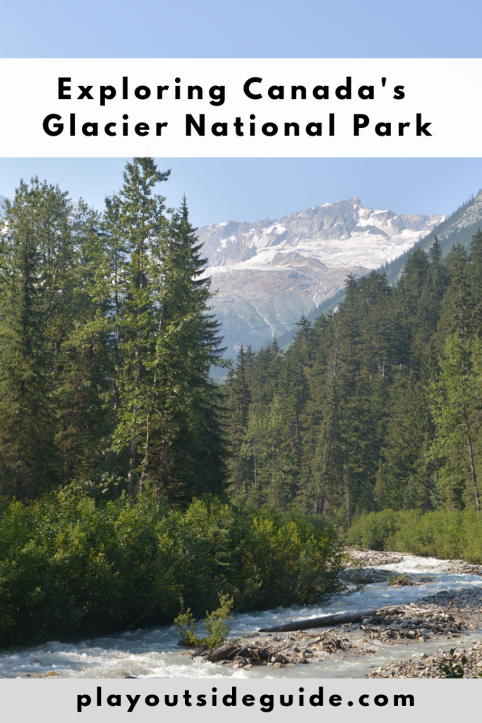 Exploring Glacier National Park of Canada Pinterest pin