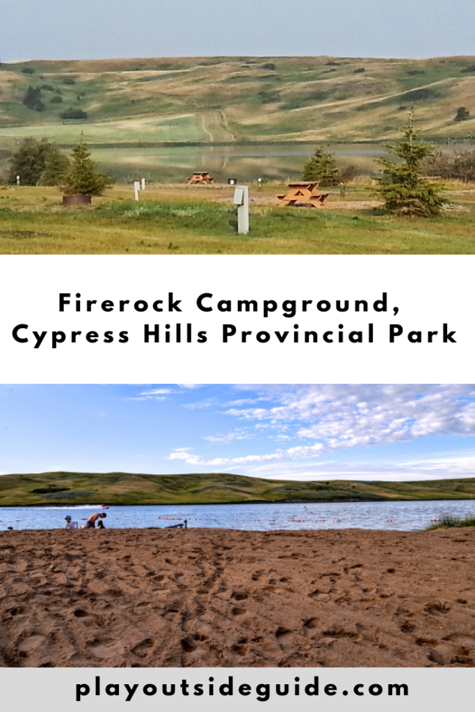 Firerock Campground, Cypress Hills Provincial Park Pinterest pin