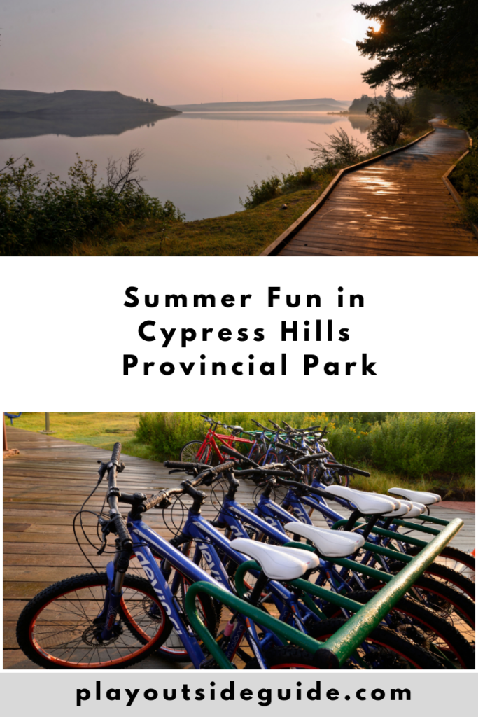Summer fun in Cypress Hills Provincial Park Pinterest pin