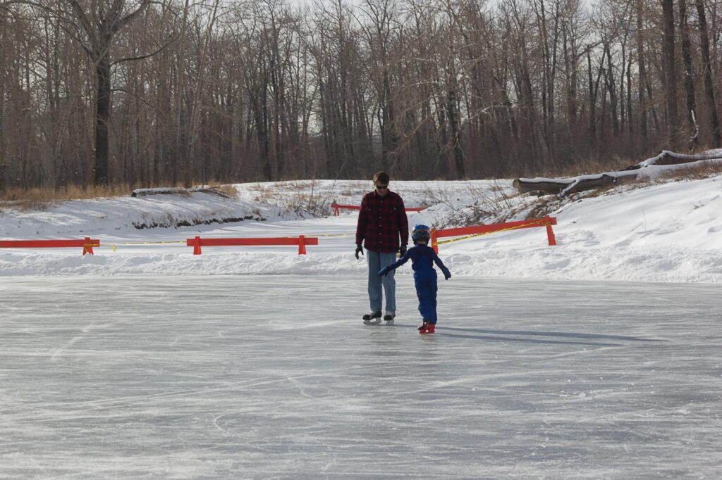Ice-skating-Carburn-Pond-Calgary