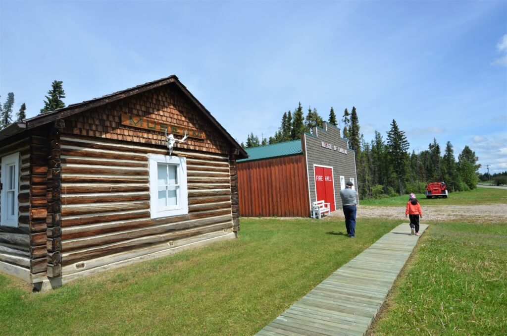 Anderson Cabin and Village Office/Fire Hall, Caroline Museum