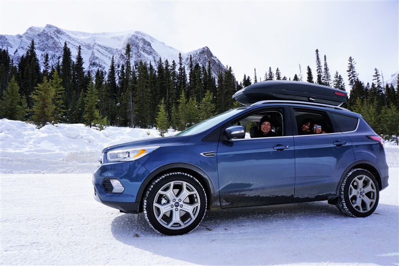 2018 Ford Escape Titanium at Lake Louise, Banff