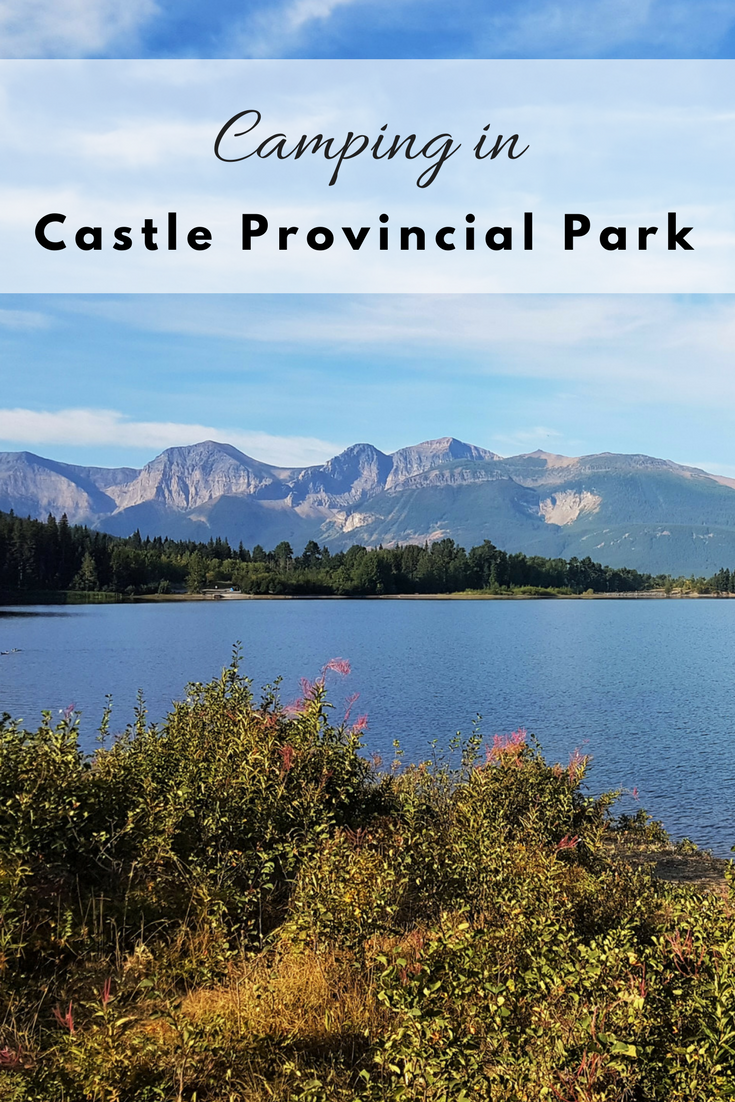 Camping in Castle Provincial Park, Alberta