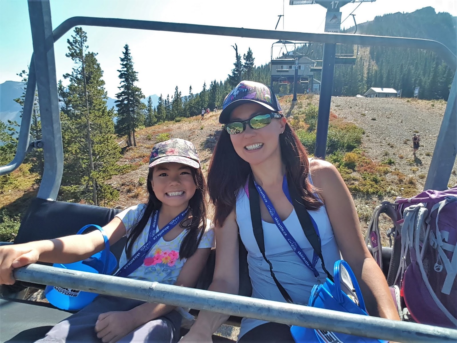 Castle Mountain Huckleberry Festival - chairlift ride