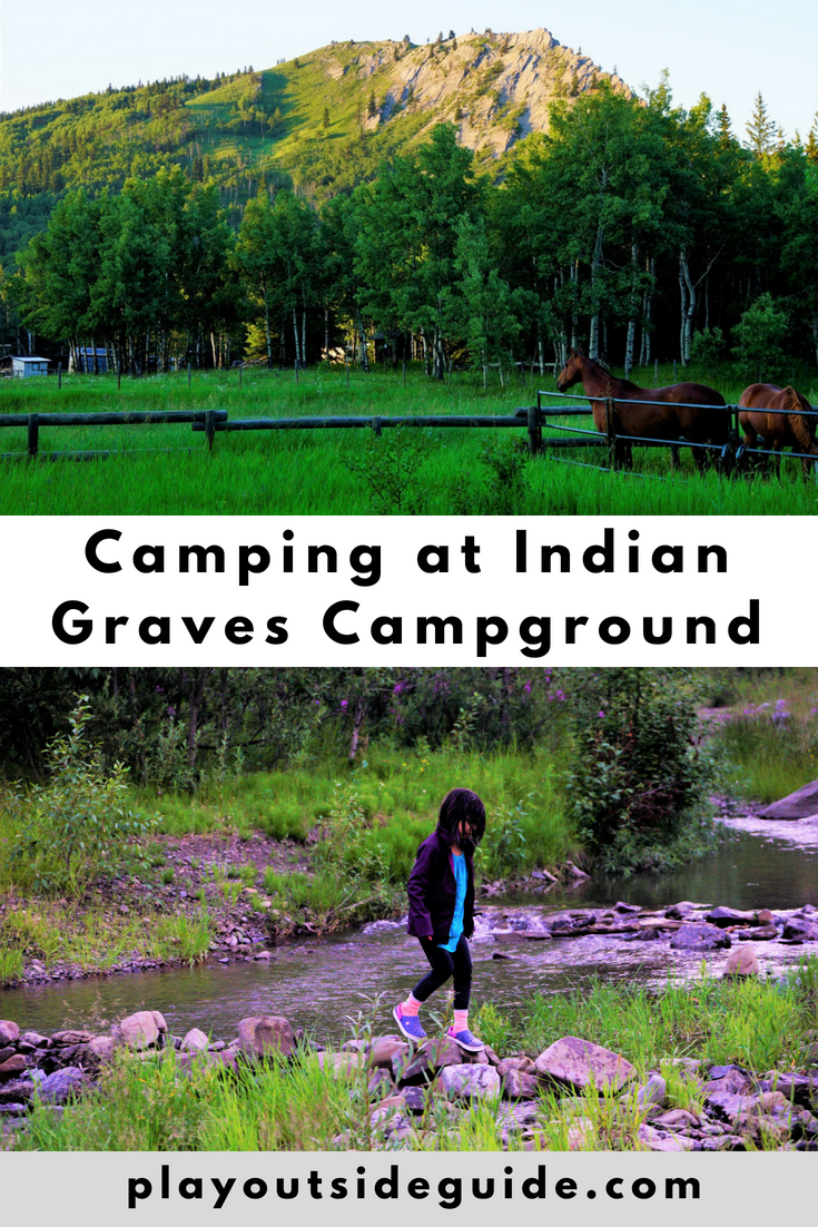Camping at Indian Graves Campground, South Kananaskis