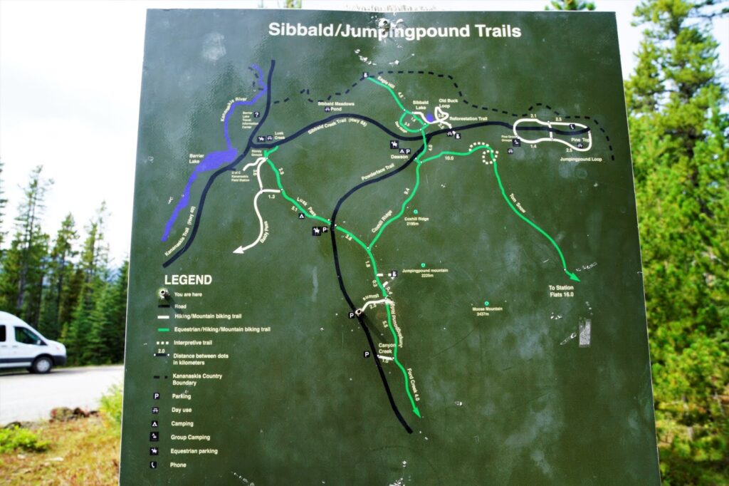 Jumpingpound-Summit-trail-map