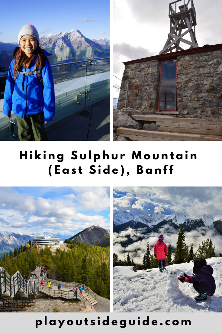Sulphur Mountain Banff pinterest pin