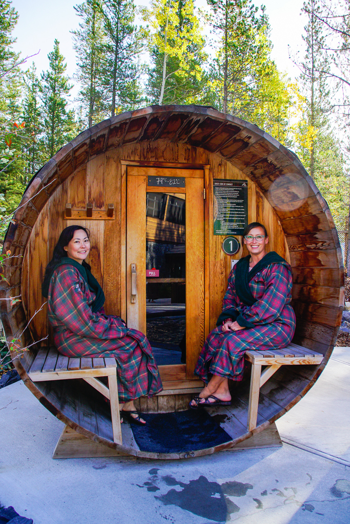 kananaskis-nordic-spa-barrel-sauna