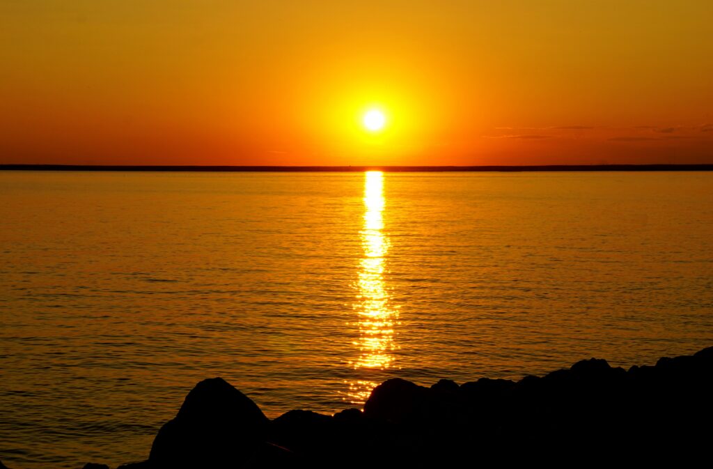 Sunset at Kinbrook Island Provincial Park