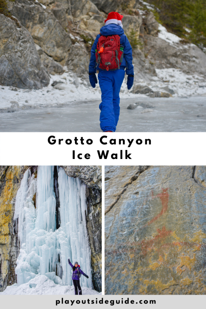 Grotto Canyon - A beautiful canyon ice walk near Canmore