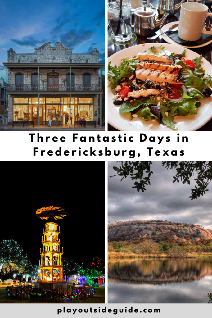 How to spend three fantastic days in Fredericksburg, Texas - pinterest pin