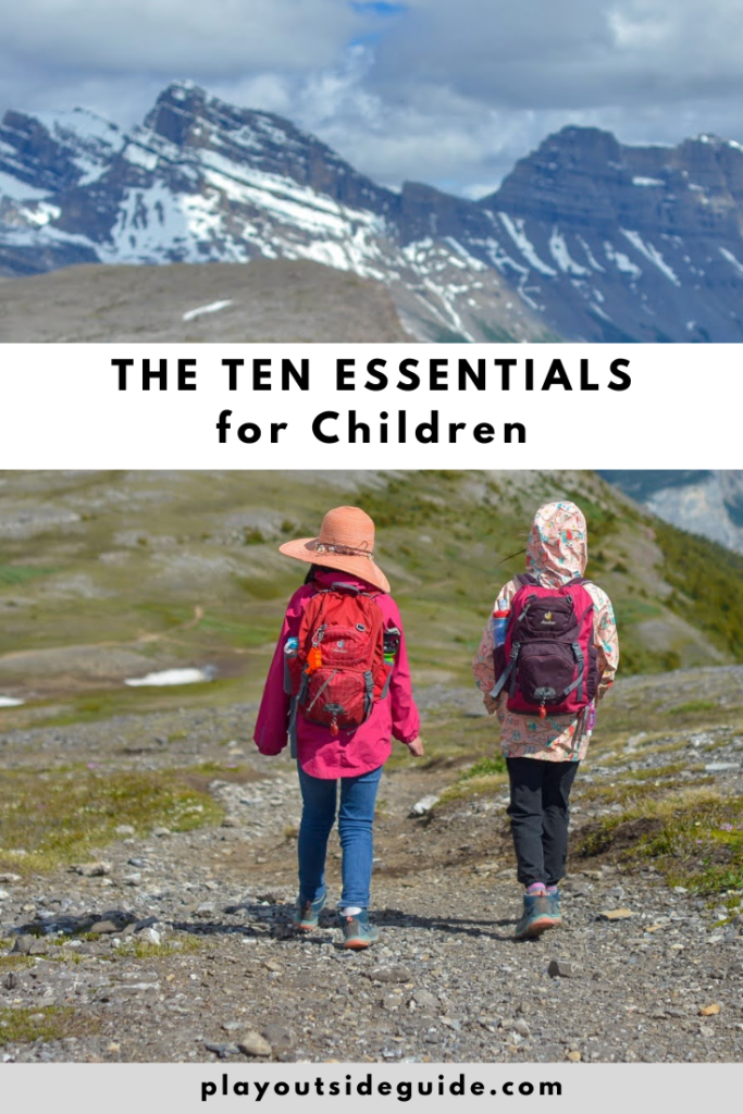 The Ten Essentials for Children - Pinterest Pin