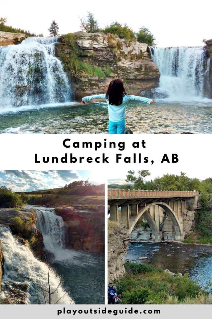 Camping at Lundbreck Falls, Alberta
