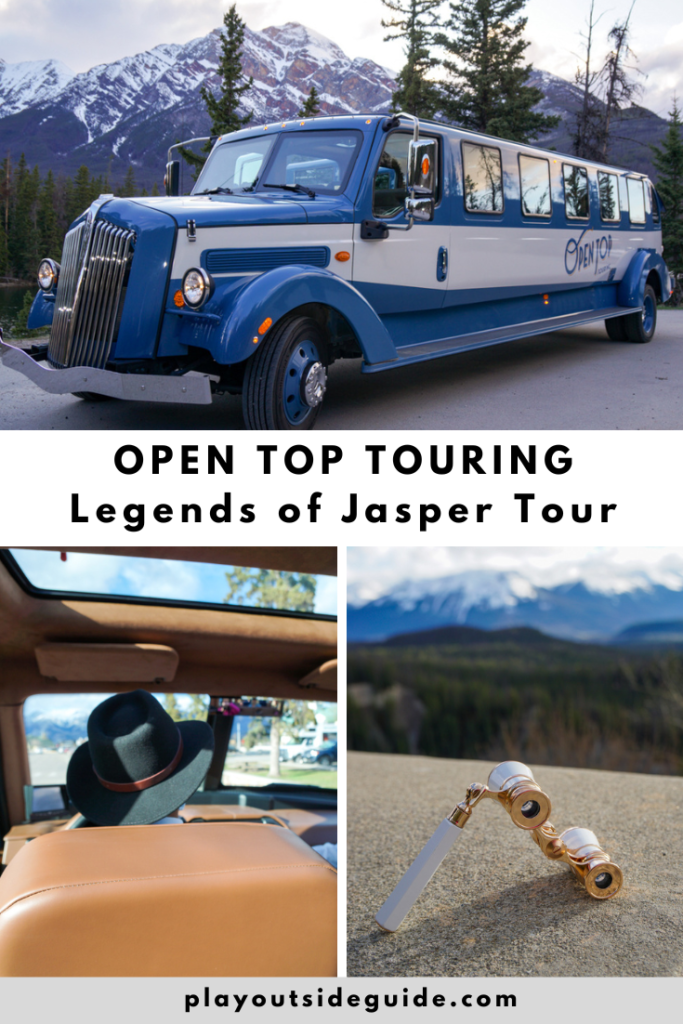 Open Top Touring Legends of Jasper Tour pinterest pin