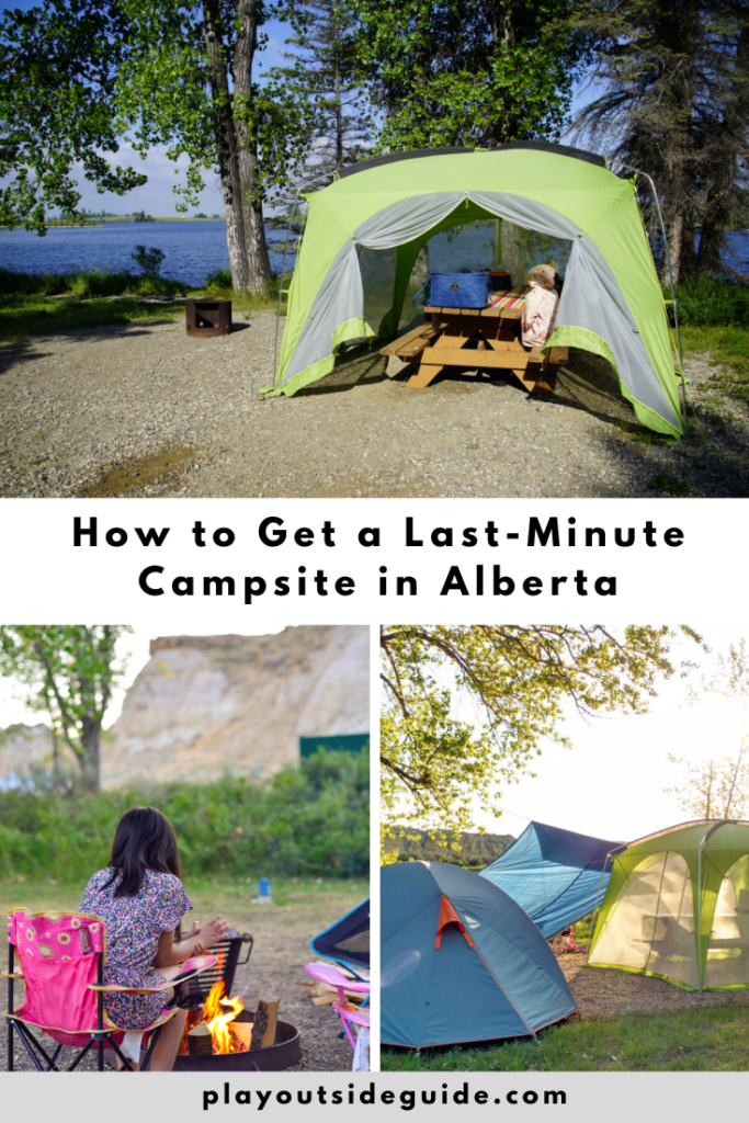 How to get a last minute campsite in Alberta