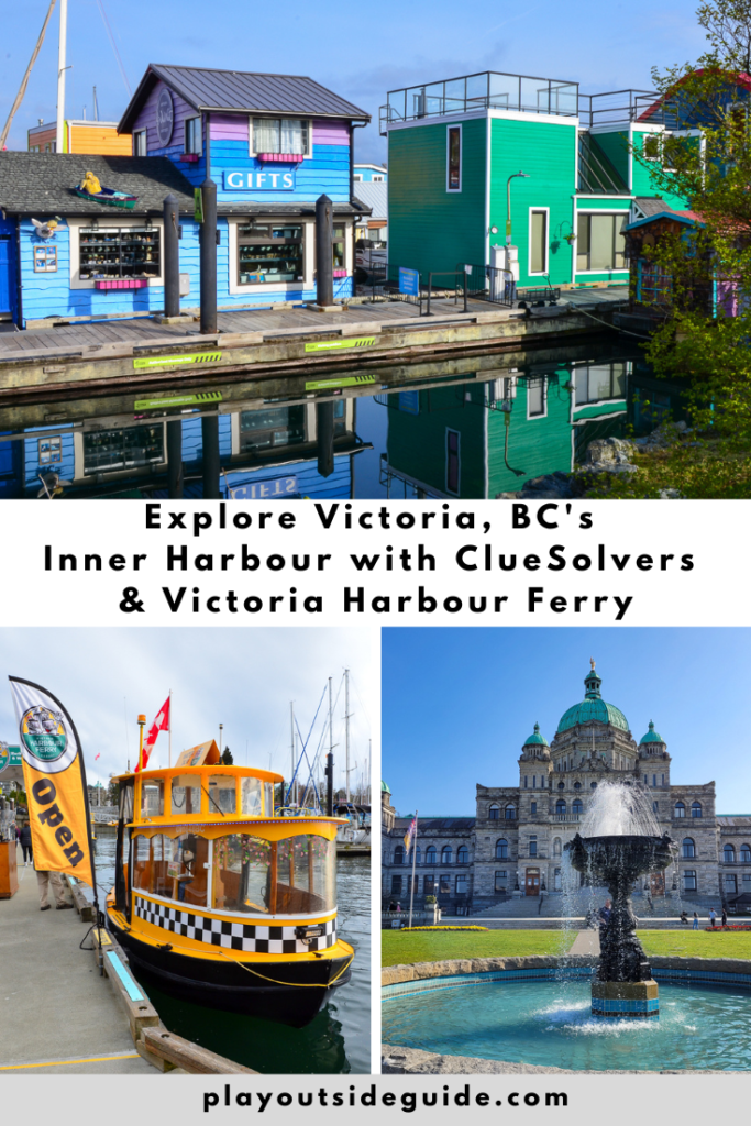 Explore Victoria BC's Inner Harbour pinterest pin