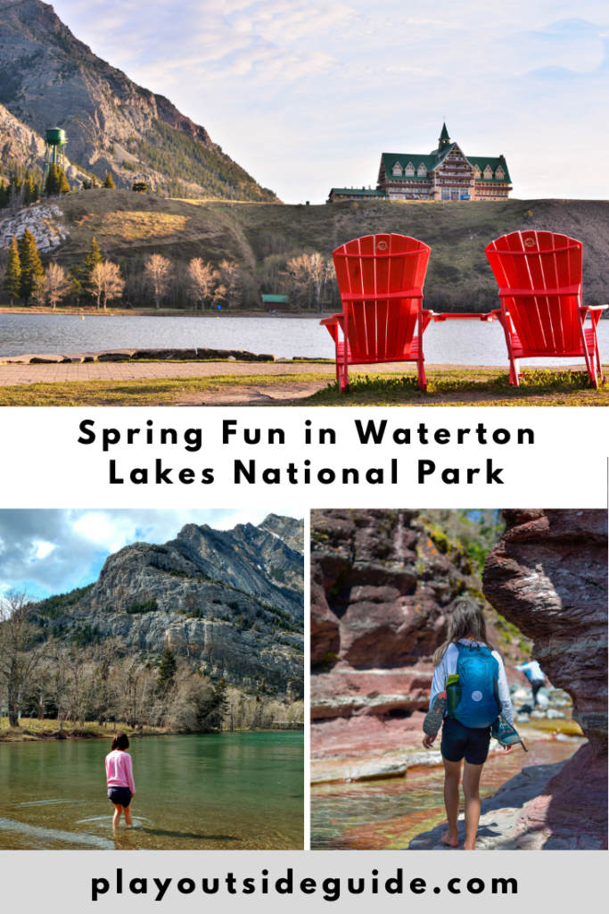 spring fun in waterton lakes national park pin